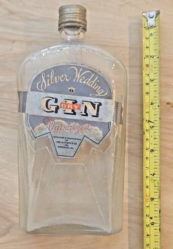 Vintage silver wedding gin - wedding,
