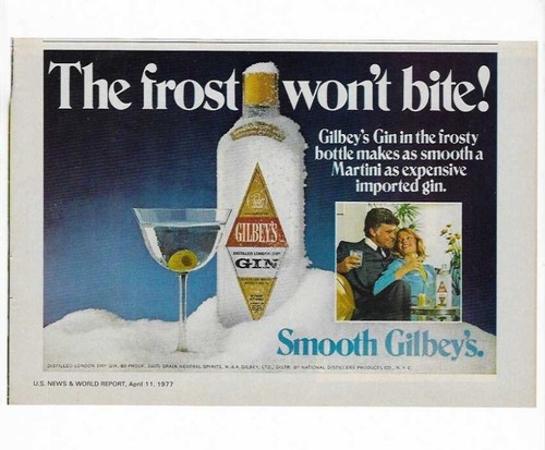 1977 gilbey london - london, gin